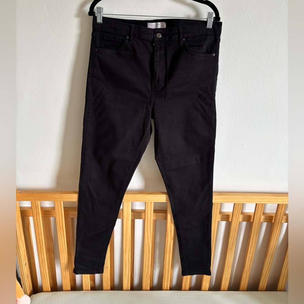 Top Shop Jaime Black Skinny Jeans sz 34